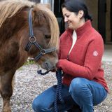 Ivanhoe of Sweden Womens Beata Full Zip Wollen vest (Dames |blauw)