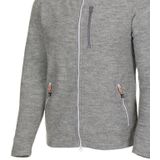 Ivanhoe - Titus Hoodie - Vest - Grey Marl - Wol