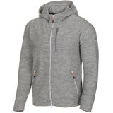Ivanhoe - Titus Hoodie - Vest - Grey Marl - Wol