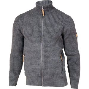Ivanhoe of Sweden Moritz Full Zip Wollen vest (Heren |grijs)