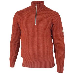 Ivanhoe - Moritz Half Zip - Wollen Trui - Rood