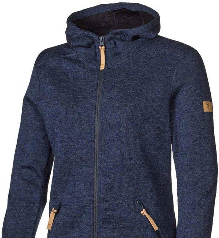 Ivanhoe of Sweden - Vanja Hood - Wollen Vest - Blauw