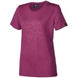Ivanhoe - UW Cilla Outdoor - T-shirt - Roze - 100% Merino Wol