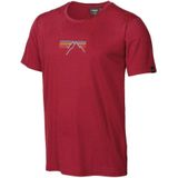 Ivanhoe - UW Ceasar Sunset - T-shirt - Rood - 100% Extra Fijne Merino Wol