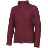 Ivanhoe - Tuva Jaquard - Wollen Vest - Rood - Full-Zip