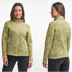 Ivanhoe - Tuva Jaquard - Wollen Vest - Rood - Full-Zip