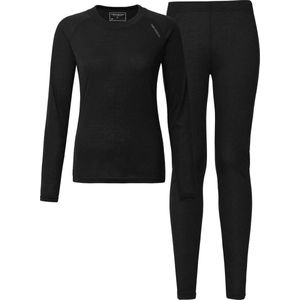 Top - Black - Polyester - Lange Mouwen - Antibacterieel - Thermo