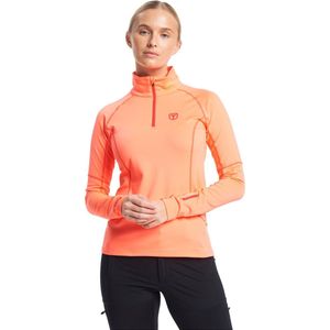 Tenson TXLite Half Zip skipully dames koraalrood
