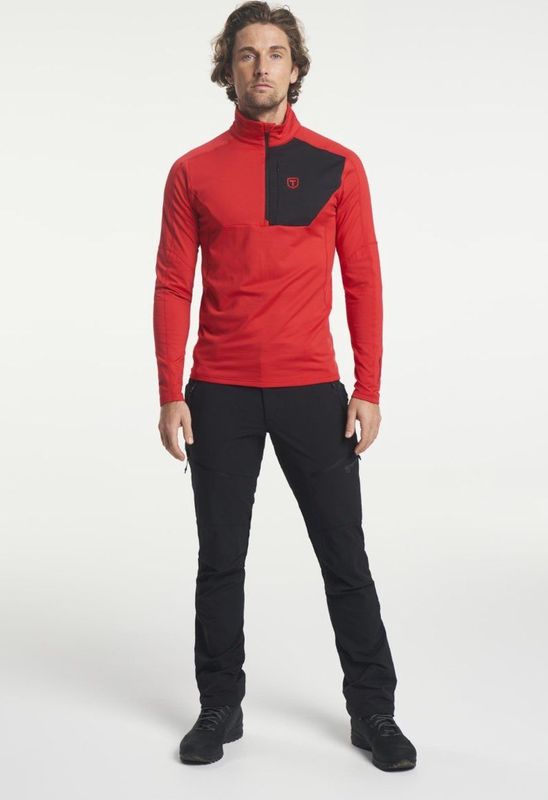 Tenson TXLite Half Zip Skipully Heren Rood