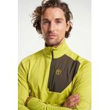 Tenson TXLite Half Zip Skipully Heren Geel