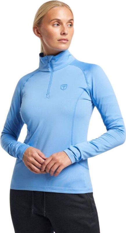 Tenson TXlite Half Zip Ski Pully Dames Blauw
