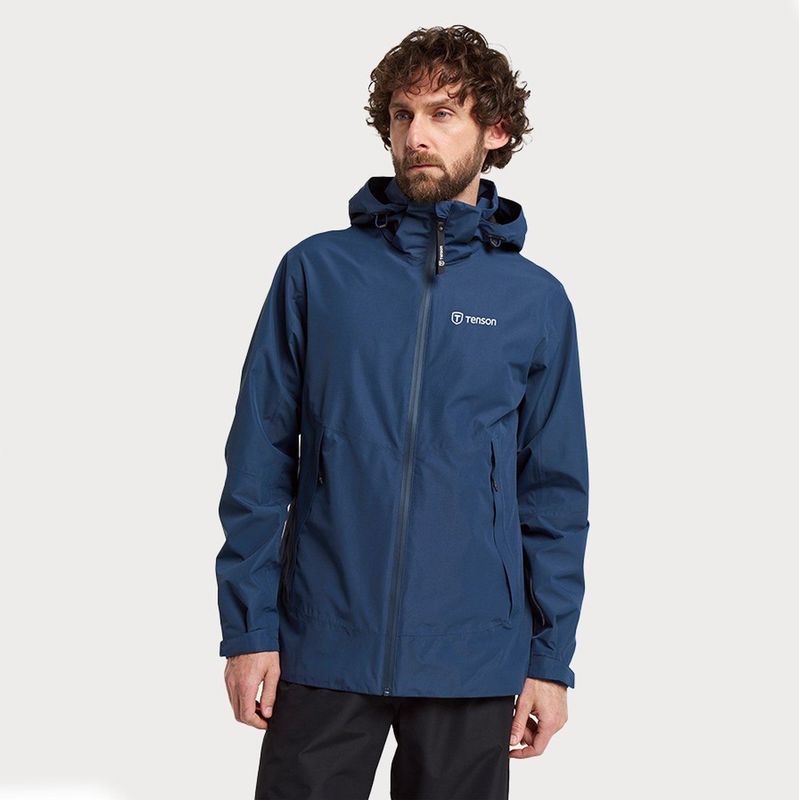 TENSO - Winga Rain Jacket - Regenjas - Midnight Navy - Waterdicht en Ademend