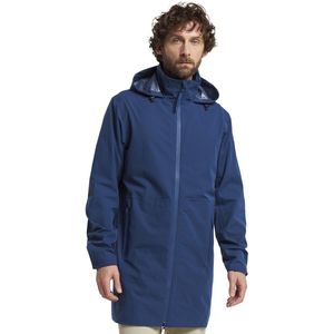Tenson - Cloudburst - Tussenjas - Blauw - 100% Polyester - Uitvouwbare Capuchon