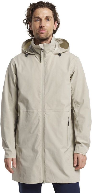 Tenson - Cloudburst - Tussenjas - Beige - Polyester - Uitneembare Capuchon