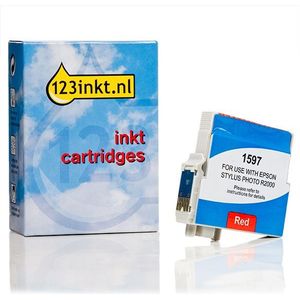 Epson T1597 inktcartridge rood (123inkt huismerk)