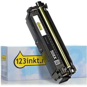 123inkt huismerk vervangt HP 508X (CF360X) toner zwart hoge capaciteit