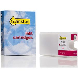 Epson 79XL (T7903) inktcartridge magenta hoge capaciteit (123inkt huismerk)