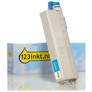 OKI 46490607 toner cyaan hoge capaciteit (123inkt huismerk)