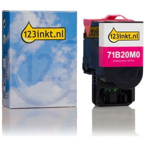 Lexmark 71B20M0 toner magenta (123inkt huismerk)
