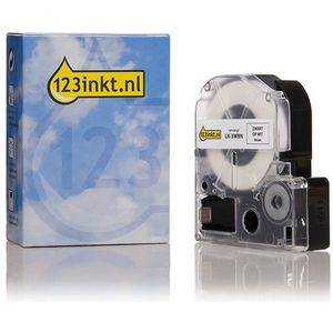 Epson LK-3WBN standard tape zwart op wit 9 mm (123inkt huismerk)