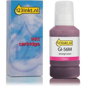 Canon GI-56M inktfles magenta (123inkt huismerk)