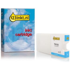 Epson T9135 inktcartridge licht cyaan (123inkt huismerk)