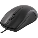 Deltaco - MS-711 - Muis - Zwart - Bedraad - Ergonomisch Ontwerp