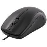 Deltaco - MS-711 - Muis - Zwart - Bedraad - Ergonomisch Ontwerp