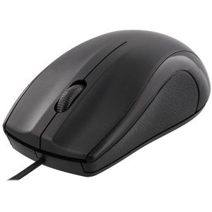 Deltaco - MS-711 - Muis - Zwart - Bedraad - Ergonomisch Ontwerp