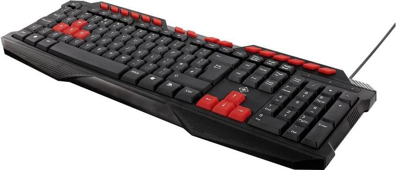 Deltaco - Gaming Toetsenbord - QWERTY - Zwart/Oranje