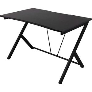 Deltaco DT210B Game Bureau - Metalen Poten - Inclusief Headsethouder - Zwart