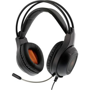 Deltaco - Gaming Headset - Zwart - 40 mm Drivers - LED Verlichting