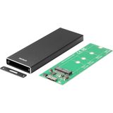 Deltaco MAP-K16N Externe SSD Behuizing - M.2 - Zwart