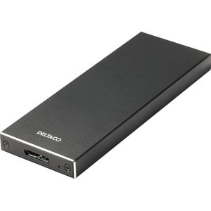 Deltaco MAP-K16N Externe SSD Behuizing - M.2 - Zwart