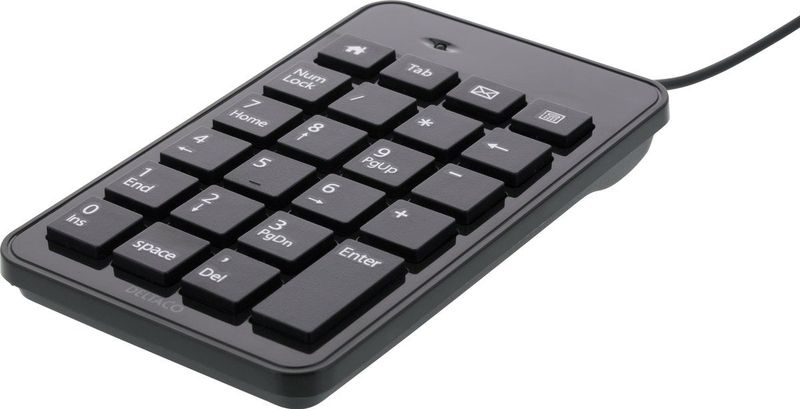 Deltaco - Bedraad Numeriek Toetsenbord - Zwart - USB - 23 Toetsen