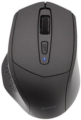 Deltaco - Draadloze Bluetooth Muis - Zwart - Compact - 4 Knoppen