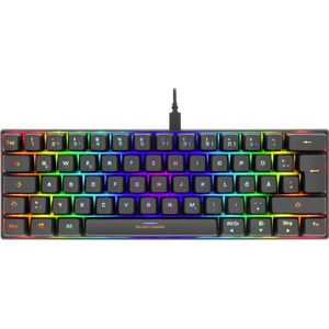 Deltaco - 60% Gaming Toetsenbord - Mechanisch - RGB - Content Red Switches - QWERTZ