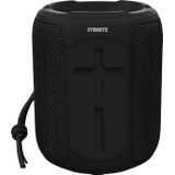 Streetz Waterproof Bluetooth Speaker, 2x 5 W, AUX, built-in mic - Black