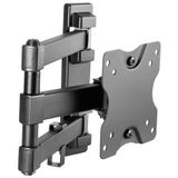 Deltaco ARM-1204 TV Beugel - Draaibaar - 13-27 inch - Max 20kg - Zwart