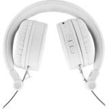 Streetz Foldable On-Ear BT Headset, 3.5 mm - White