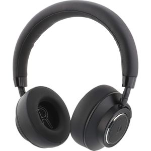 Streetz HL-BT405 Bluetooth on-ear hoofdtelefoon met stemassistent tot 10 uur (Geen ruisonderdrukking, 12 h, Bedraad, Draadloze), Koptelefoon, Zwart