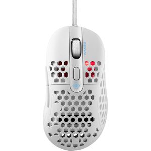 Gaming-Muis - Wit - Ergonomisch - Snelle Sensor - 6400 DPI