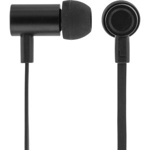 Deltaco HL-W109 hoofdtelefoon/hoofdtelefoon bedraad In-ear Muziek Zwart (Bedraad), Koptelefoon, Zwart