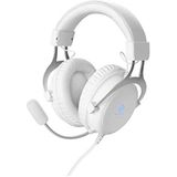 DELTACO WH85 Gaming-headset - Wit - Synthetisch Leer - 57 mm Element