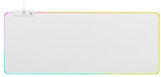 Deltaco - Gaming Muismat XL – RGB - 90x36cm – Wit