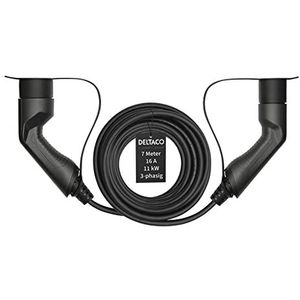 Deltaco e-Charge EV-3217 Oplaadkabel Elektrische Auto - Type 2/Type 2 - 16A/11kW - 7 m