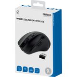 Deltaco - OFFICE - Muis - Zwart - Draadloos - Ergonomisch