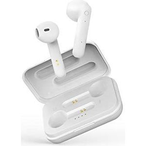 Streetz Semi Draadloze In-Ear Hoofdtelefoons (4 h, Draadloze), Koptelefoon, Wit
