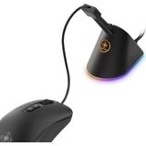 Deltaco GAM-044-RGB Muis Bungee - USB-C - RGB - Zwart