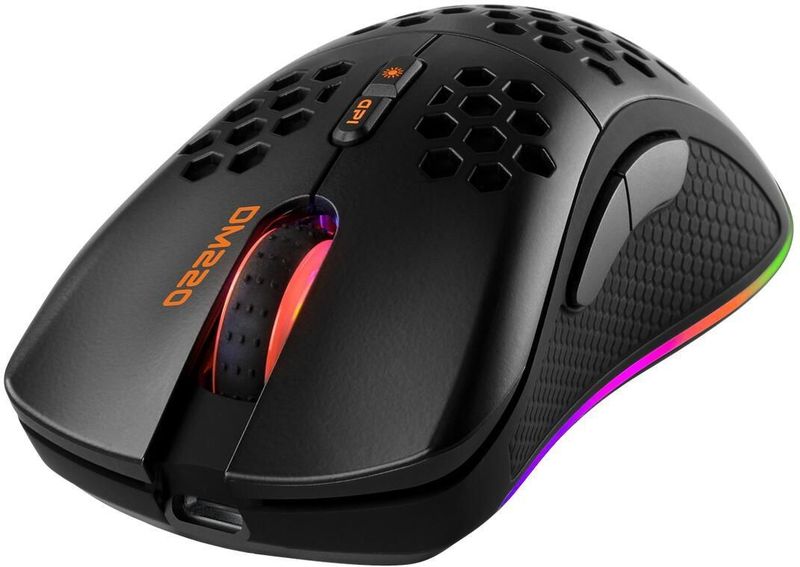 Deltaco Gaming DM220 - Muis - Zwart - Bedraad en Draadloos